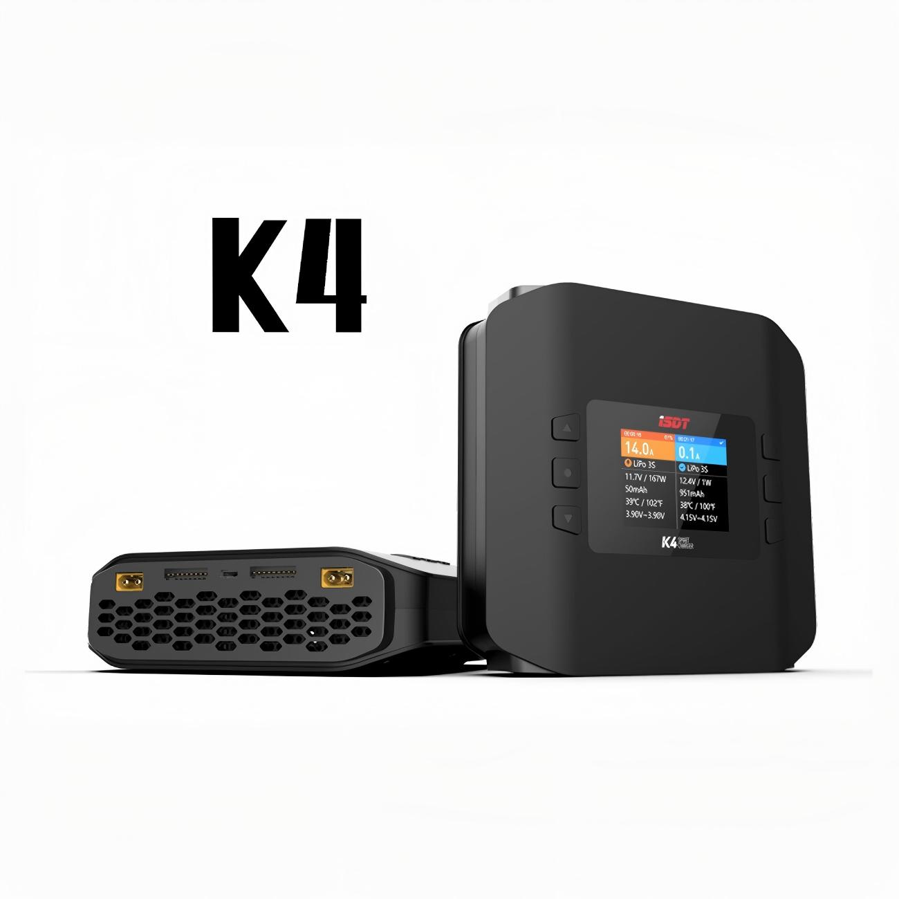 Isdt K4 Dual Lipo Charger - Original ISDT K4 Dual Channel Smart