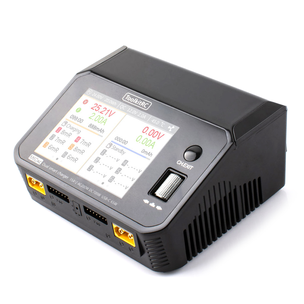 ToolkitRC M6DAC Dual Channel S - огляд і ціна Toolkitrc M6Dac Smart Charger