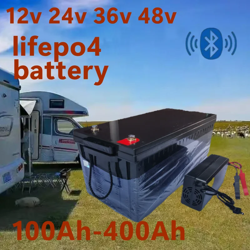 waterproof 12V 200AH 150Ah 100 - огляд і ціна Lifepo4 12V 100Ah Bms Bluetooth