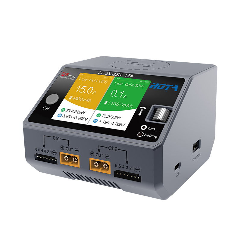 HOTA D6 Pro AC 200W / DC 650W  - огляд і ціна Hota D6 Pro Dual Lipo Charger