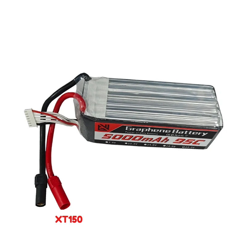 95C High-Capacity 6S 5000mAh L - огляд і ціна 6S Lipo Battery 22.2V 5000Mah