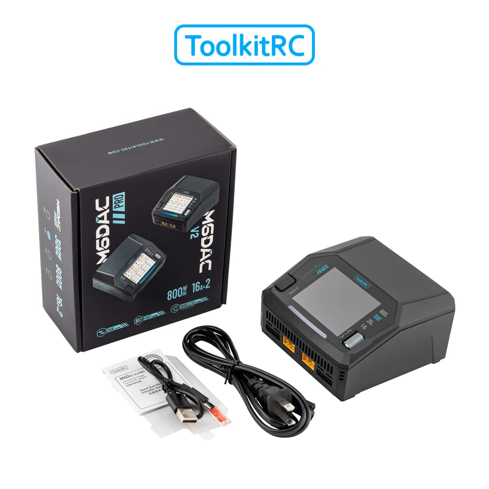 ToolkitRC M6DAC V2 M6DAC Pro D - огляд і ціна Toolkitrc M6Dac Smart Charger