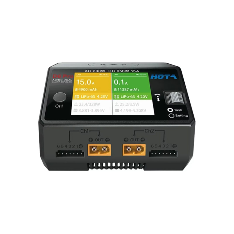 SNQP HOTA D6 Pro Battery Charg - огляд і ціна Hota D6 Pro Dual Lipo Charger