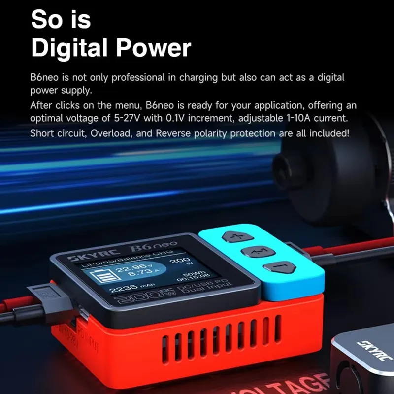 SkyRC B6 Neo Smart Charger DC  - огляд і ціна Skyrc B6 Neo Smart Charger