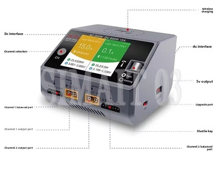 HOTA D6 Pro Smart Balance Char - огляд і ціна Hota D6 Pro Dual Lipo Charger