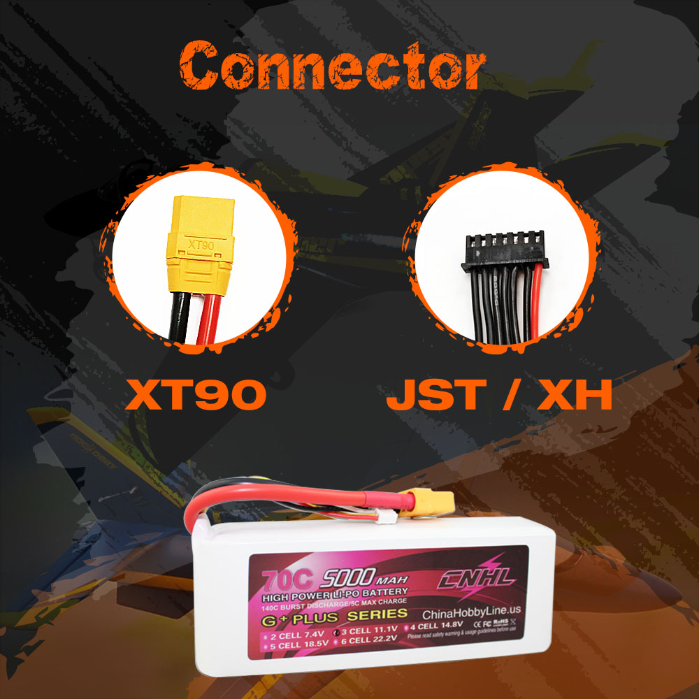 CNHL Lipo Battery 3S 4S 6S 11. - огляд і ціна 6S Lipo Battery 22.2V 5000Mah