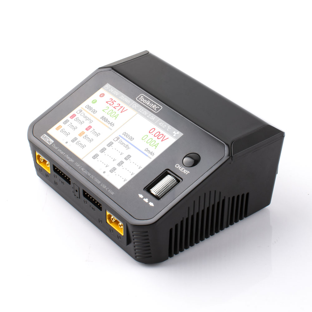 ToolkitRC M6DAC Dual Channel S - огляд і ціна Toolkitrc M6Dac Smart Charger