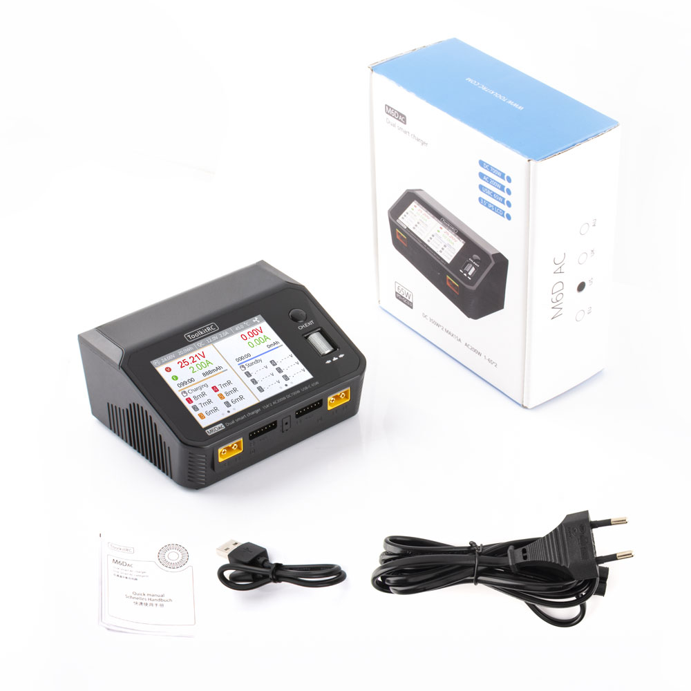 ToolkitRC M6DAC Dual Channel S - огляд і ціна Toolkitrc M6Dac Smart Charger