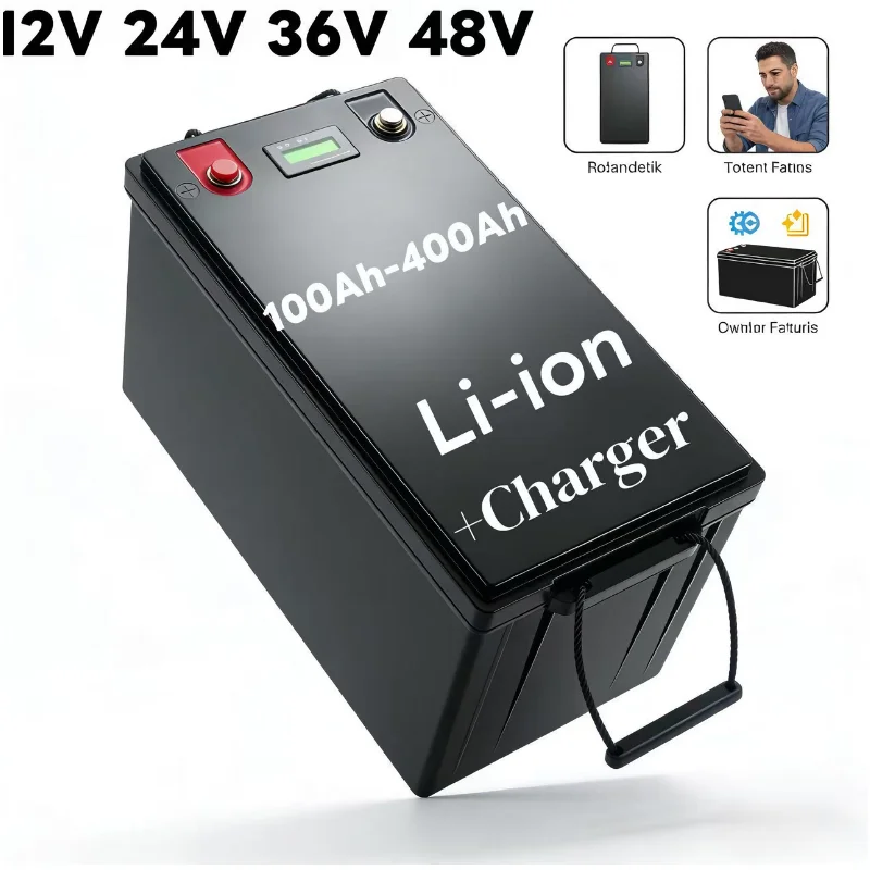 Bluetooth BMS Lithium Battery  - огляд і ціна Lifepo4 12V 100Ah Bms Bluetooth