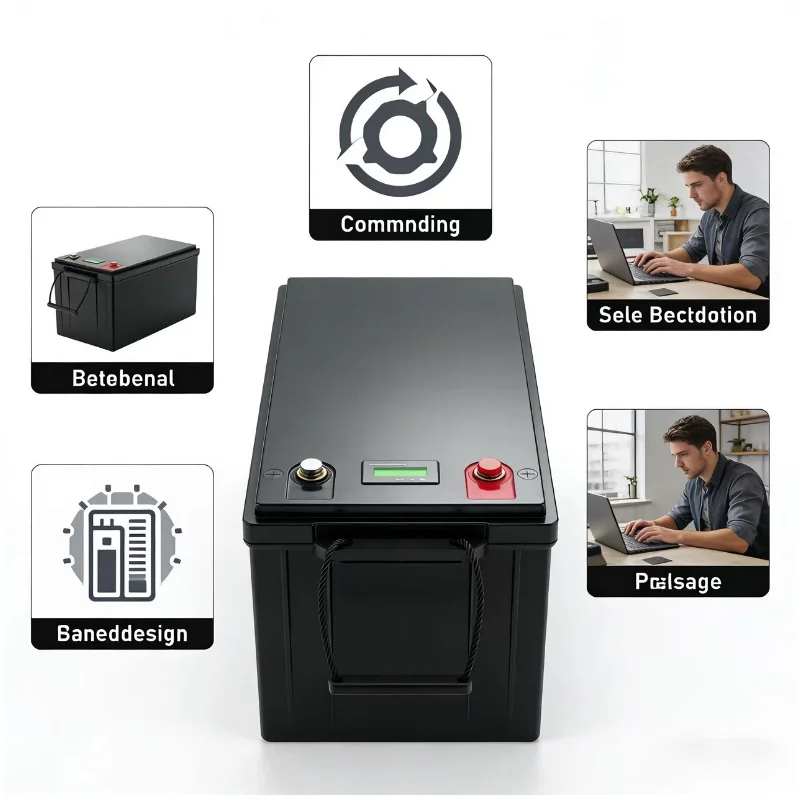 Bluetooth BMS Lithium Battery  - огляд і ціна Lifepo4 12V 100Ah Bms Bluetooth