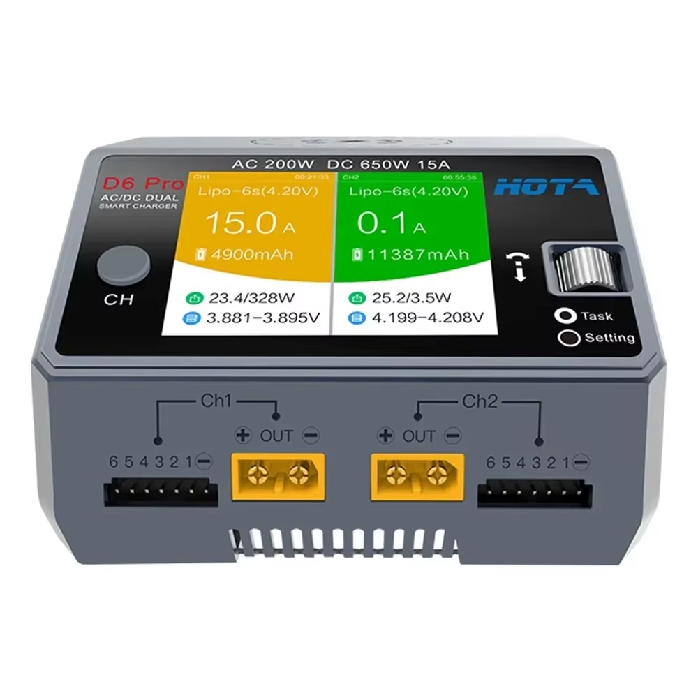 HOTA D6 Pro Dual Channel Charg - огляд і ціна Hota D6 Pro Dual Lipo Charger
