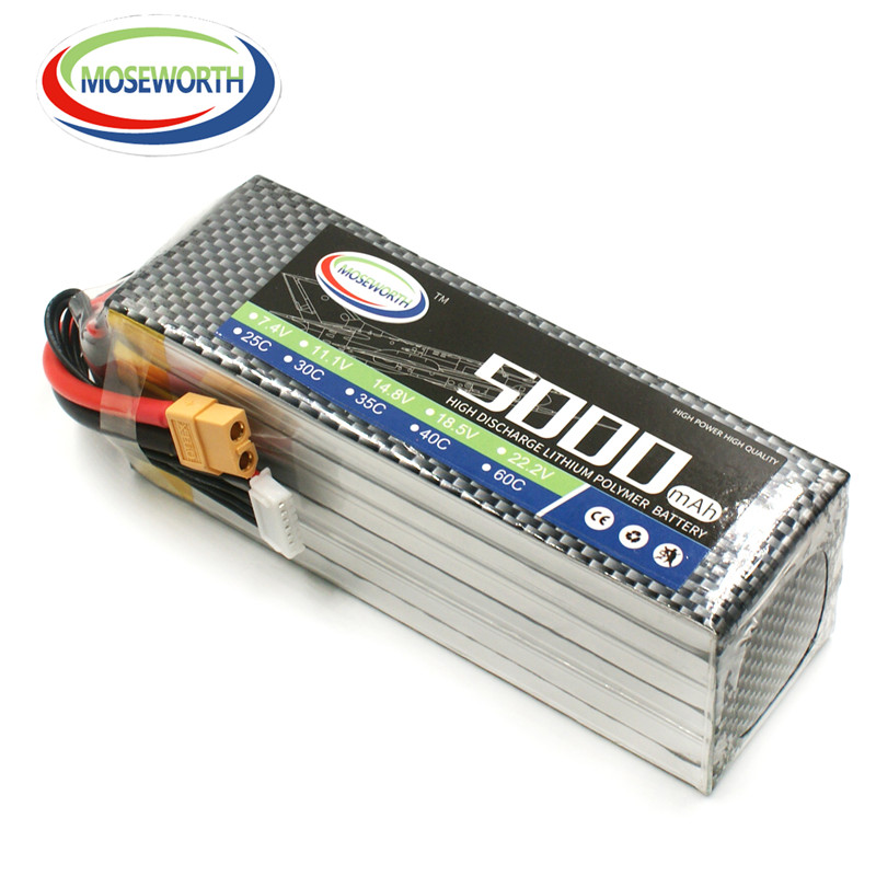 6S 22.2V 5000mAh 60C RC Toy Li - огляд і ціна 6S Lipo Battery 22.2V 5000Mah