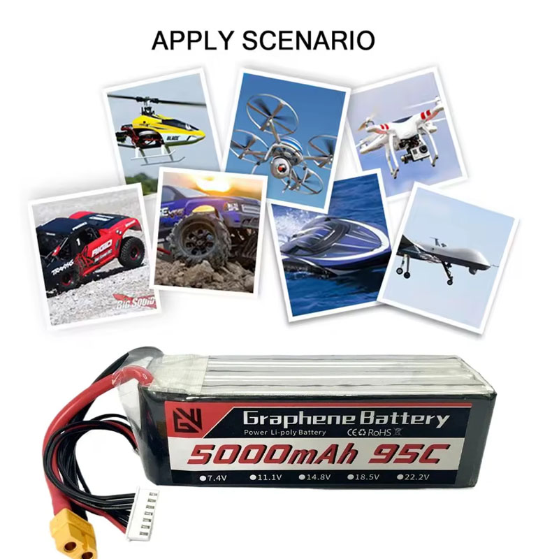 Lipo Battery 6S 5000mAh XT60 X - огляд і ціна 6S Lipo Battery 22.2V 5000Mah