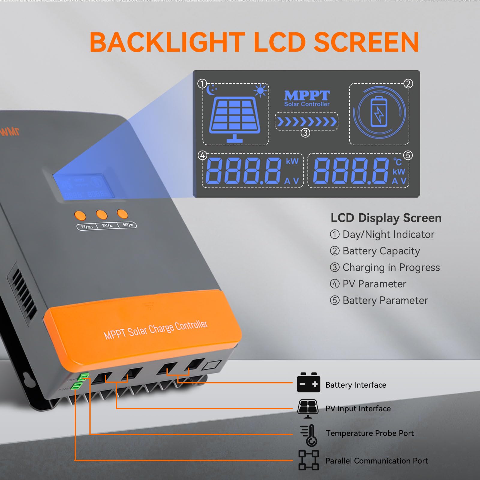 PowMr 100A MPPT Solar Charge C - огляд і ціна Lifepo4 12V 100Ah Bms Bluetooth