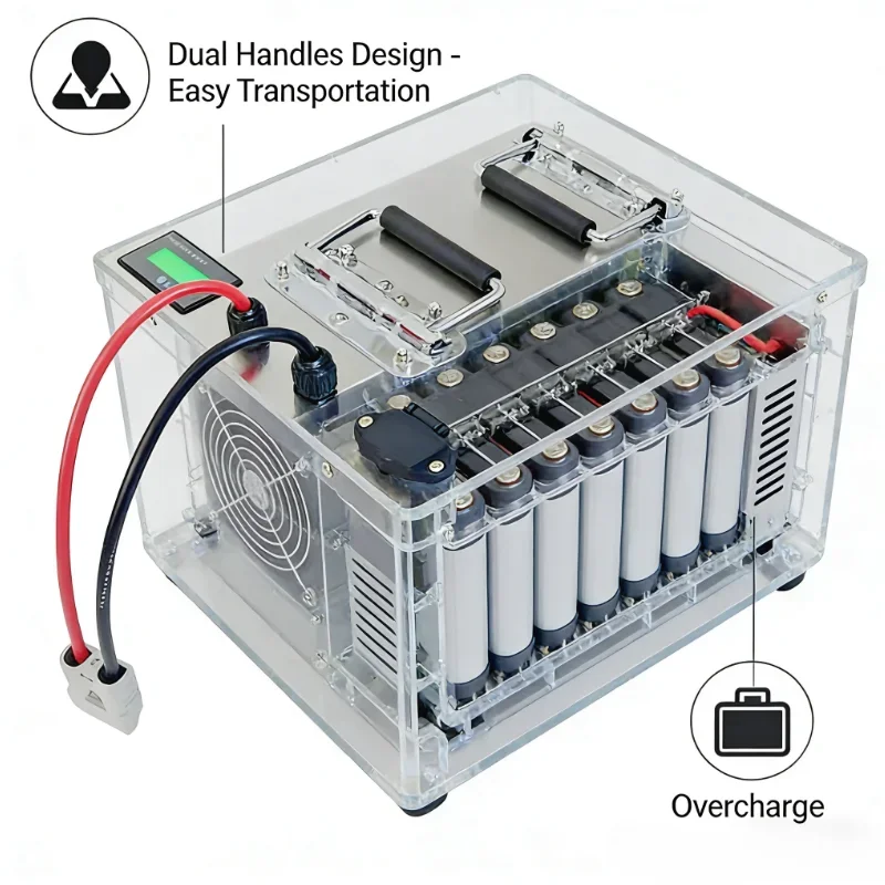 12V 24V 48V LiFePO4 Battery 10 - огляд і ціна Lifepo4 12V 100Ah Bms Bluetooth