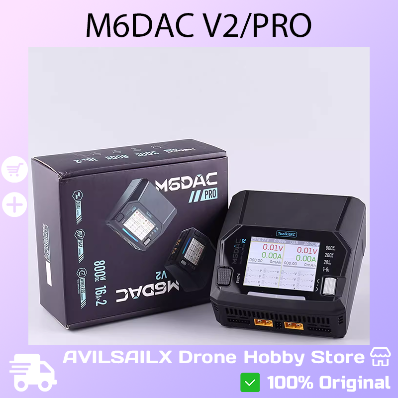 ToolkitRC M6DAC V2 / Pro Dual  - огляд і ціна Toolkitrc M6Dac Smart Charger