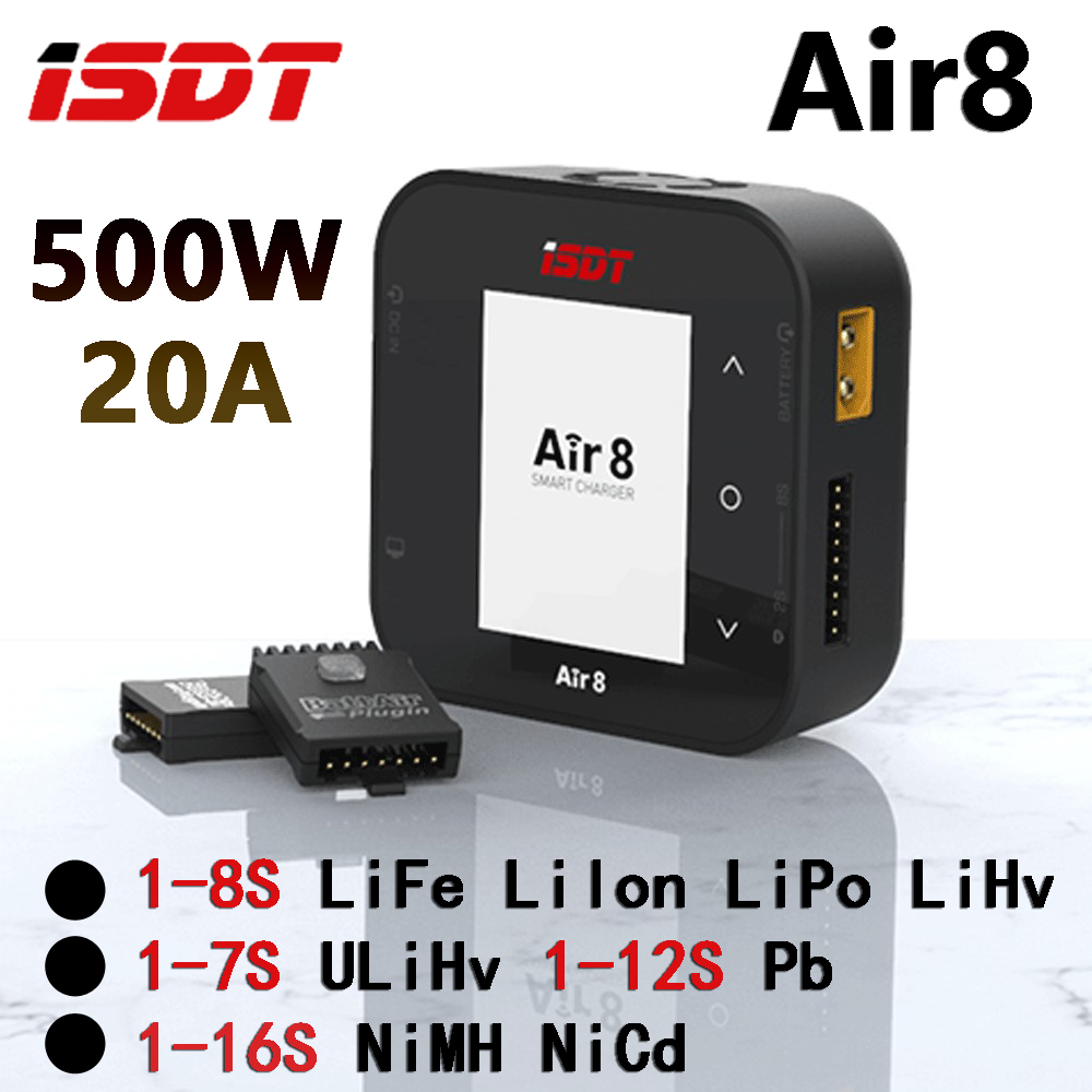 ISDT Air8 DC 500W Smart Balanc - огляд і ціна Isdt Air8 8S Lipo Charger