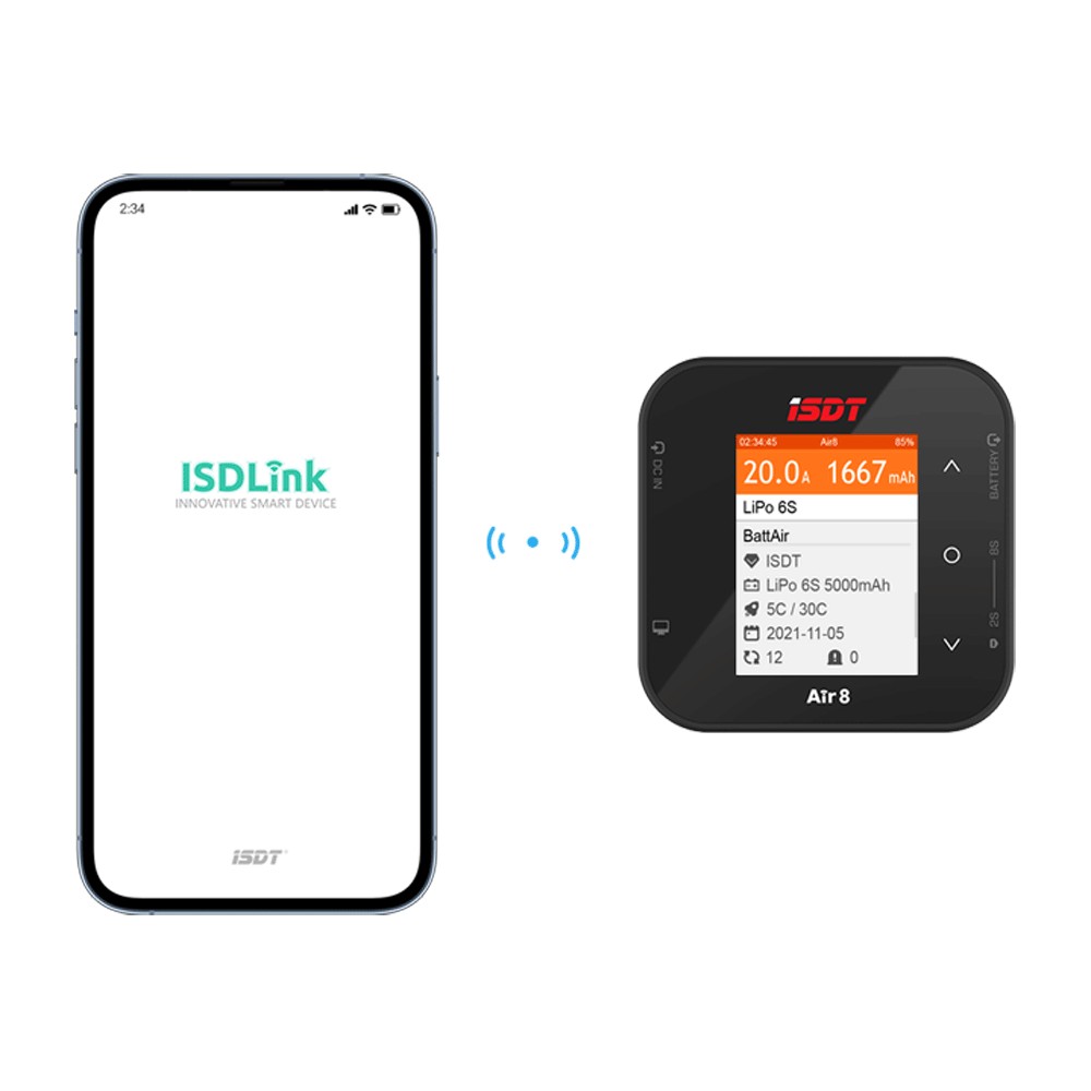 ISDT Air8 DC 500W Smart Balanc - огляд і ціна Isdt Air8 8S Lipo Charger