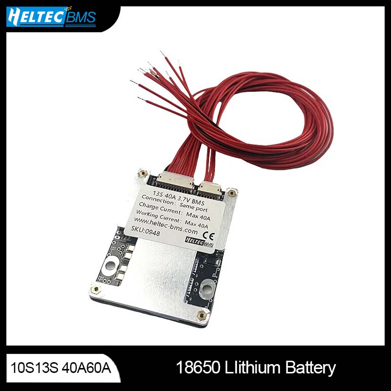 Heltec BMS 36V 48V BMS 10-14S  - огляд і ціна 12S Lipo Battery Balancing Board