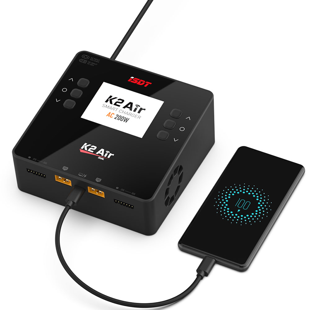 ISDT Lipo Battery Balance Char - огляд і ціна Isdt K4 Dual Lipo Charger